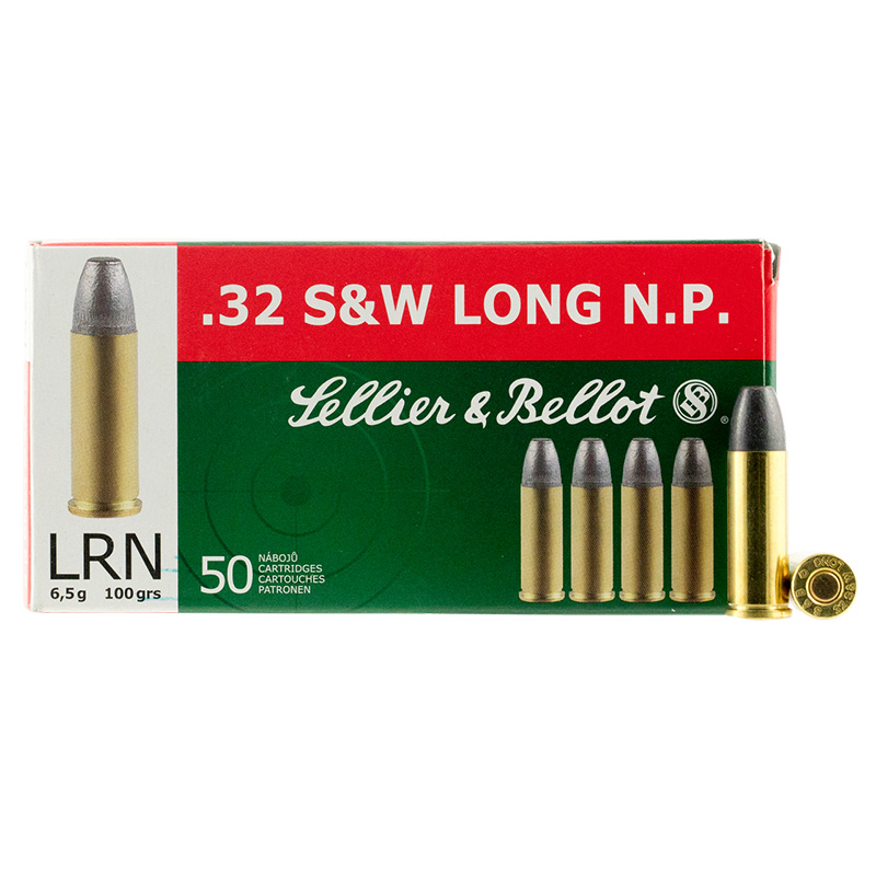 Sellier Bellot 32S&W Long LRN 100grs