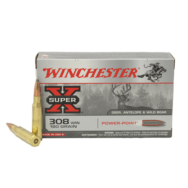 Mun. Winchester 308 Power Point 180 Gr