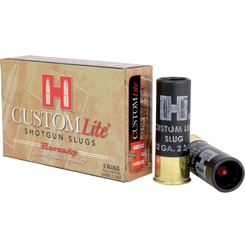 C. Balas Hornady C. 12 Ga Slug 300 FTX LITE