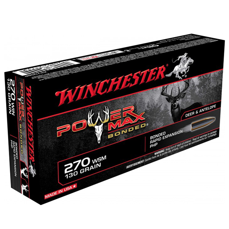 Mun. Winchester 270 Win. 130 gr. Power max