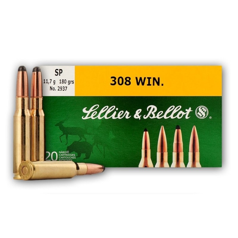 Balas Sellier & Bellot 308win SP 180Gr