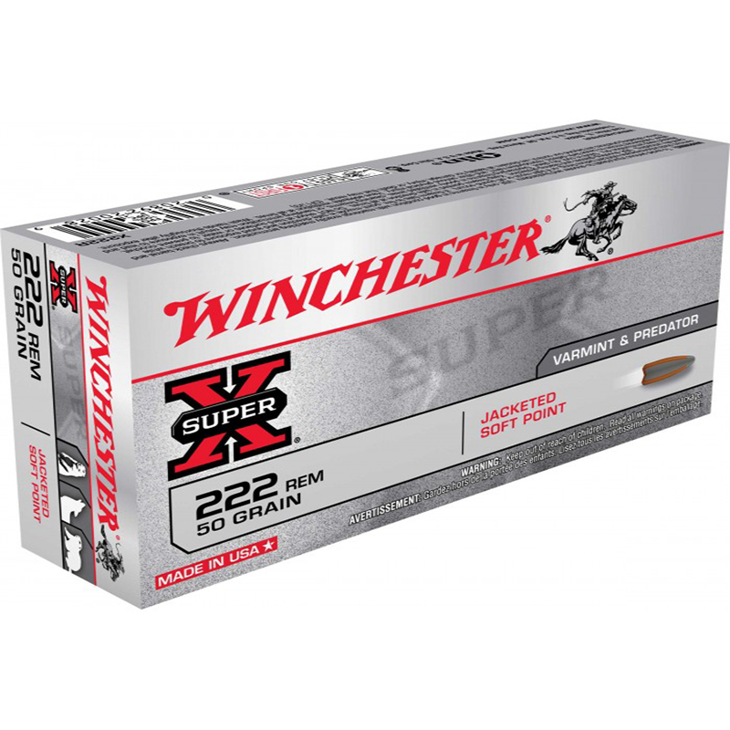 Winchester 222 Rem. 50Gr PP