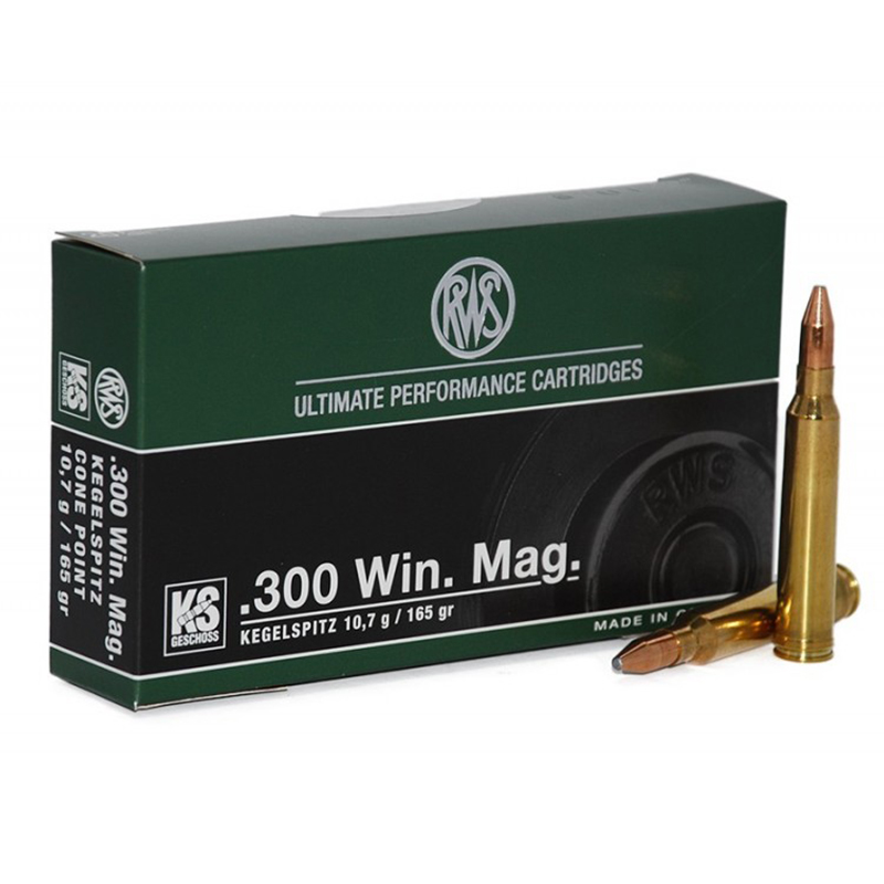 Mun. RWS 300 Win Mag KS 165 grains