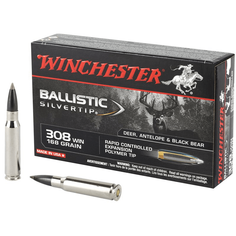 Winchester Ballistic Silvertip 308 168gr