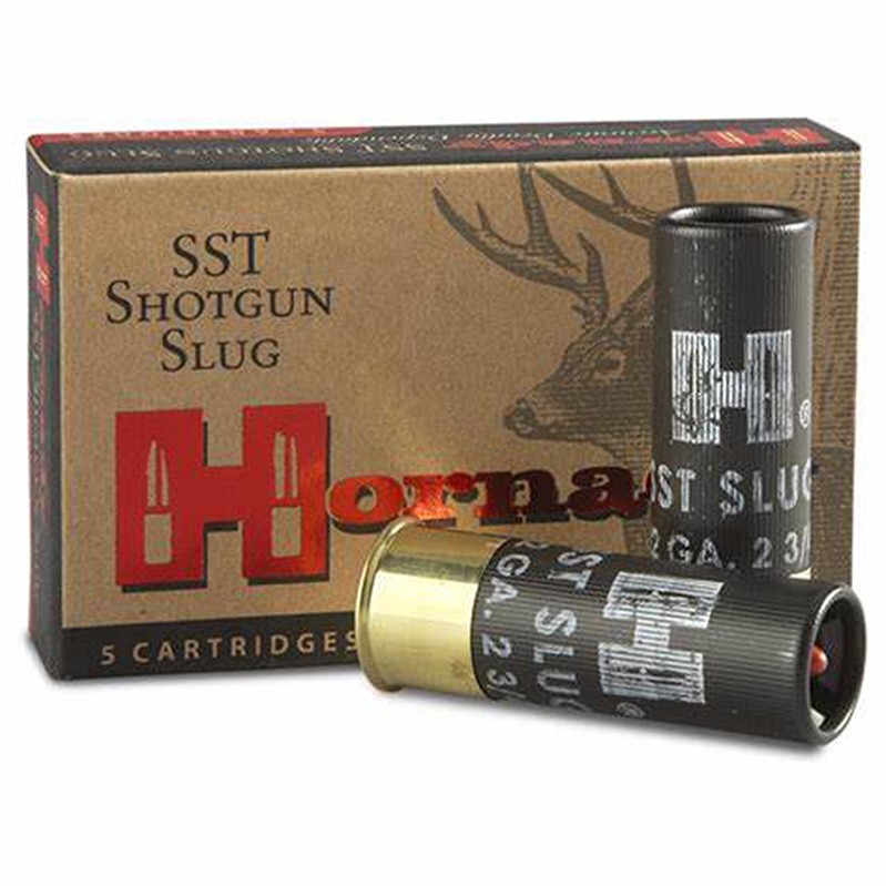 C. Balas Hornady C. 12 Ga Slug 325 AM. Whit.