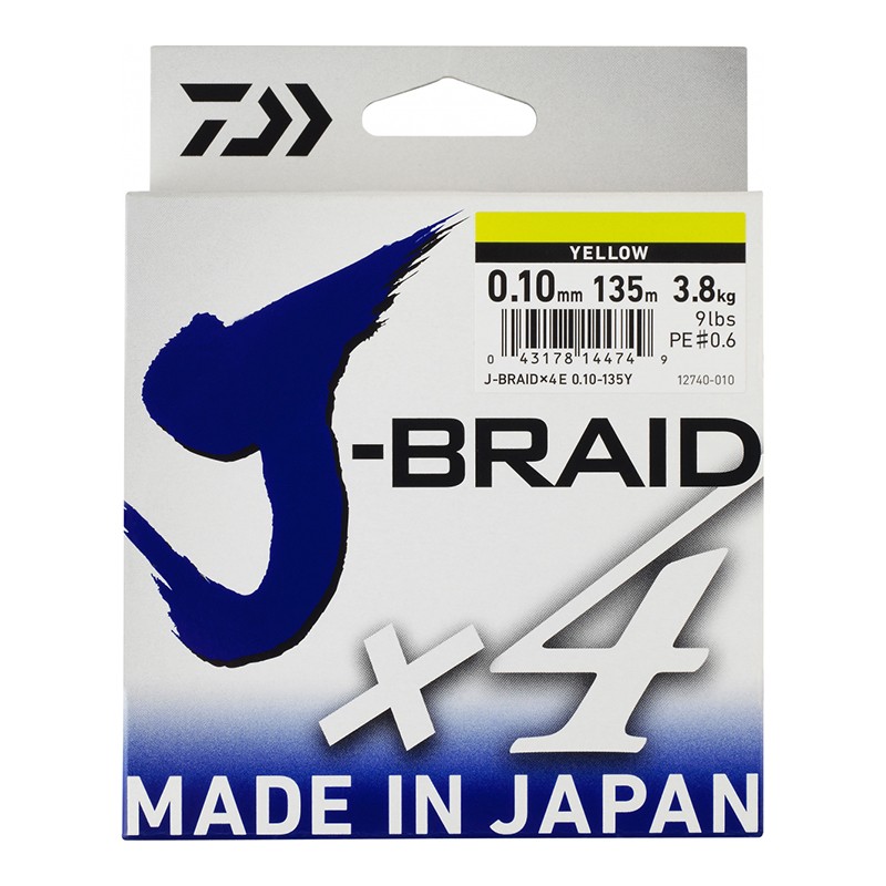 Multifilamento JBRAID 4B 135 M 21/100V
