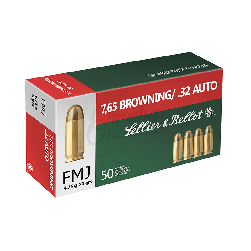 Sellier Bellot 7,65 FMJ 73GRS