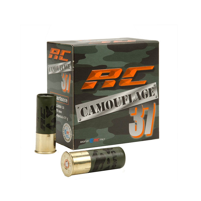 Cx 25 Cartuchos RC Camouflage 37 G