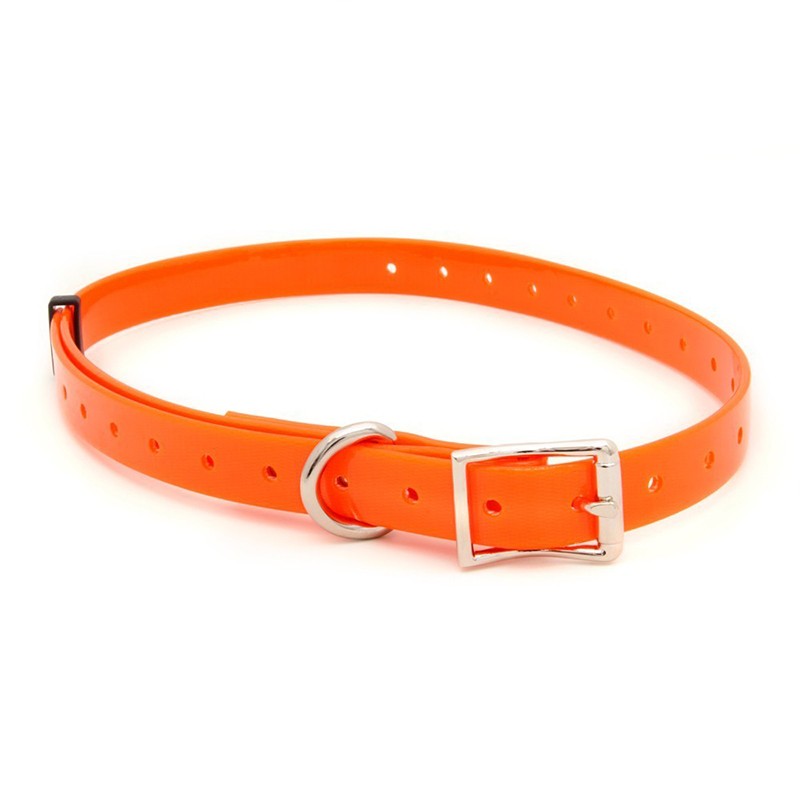 Coleira de Poliuretano 16 mm Laranja