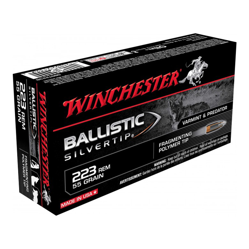 Win Mun 223 Rem. 55GR. Ballistic Silvertip