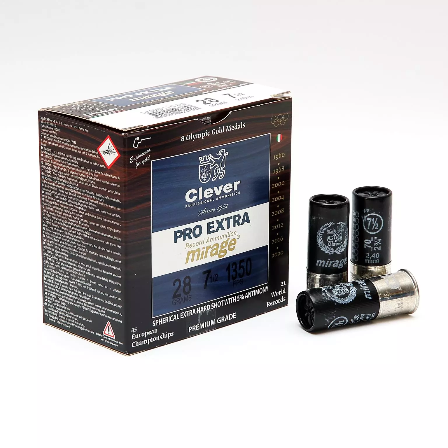 Cx 25 cartuchos Mirage XPERT 32gr