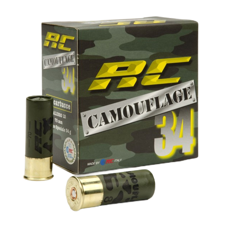 Cx 25 Cartuchos RC Camouflage 34 G