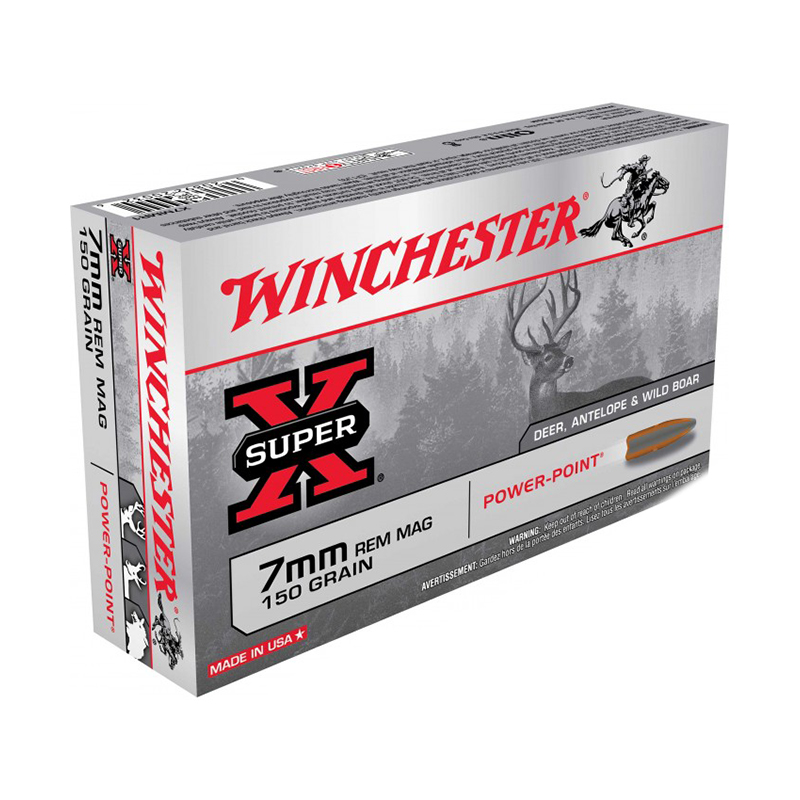 Mun. Winchester 7mmRem. 150Gr Power Point