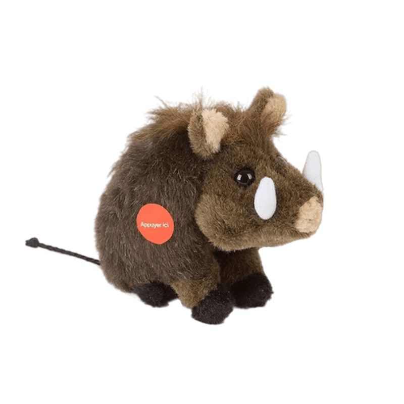 Peluche Javali c/som 18cm