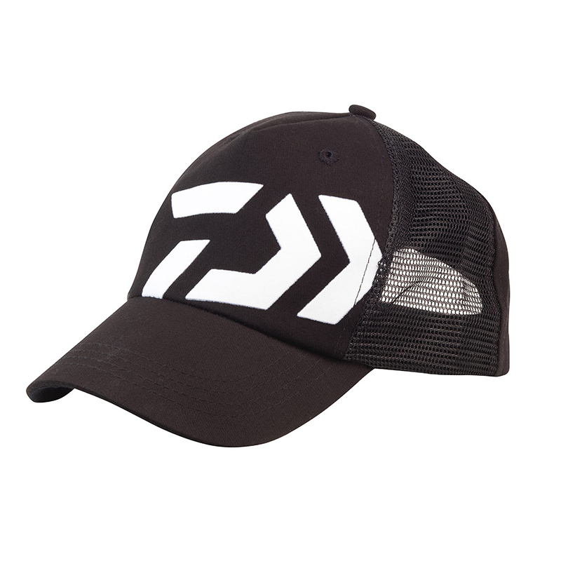 Boné Trucker Noire Logo Blanc