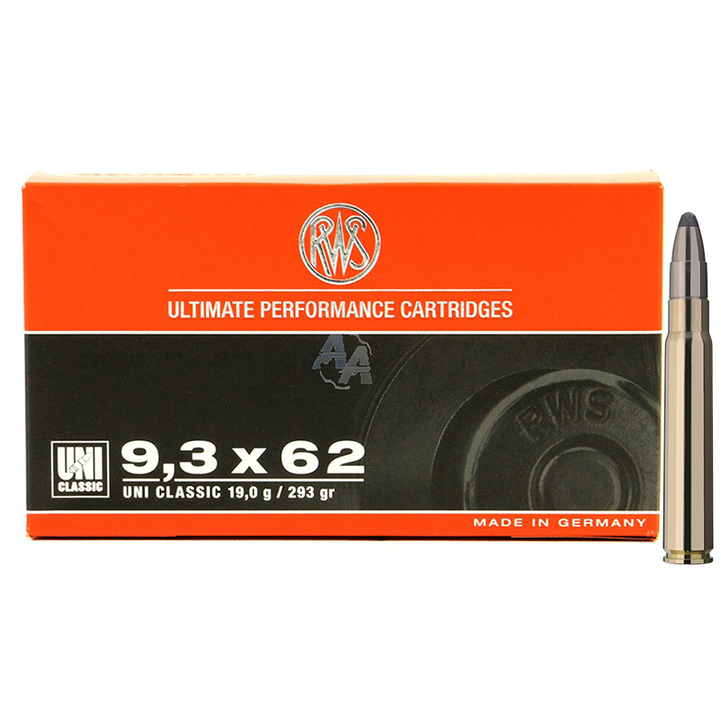 RWS 9.3x62 UNI Classic 293 grs