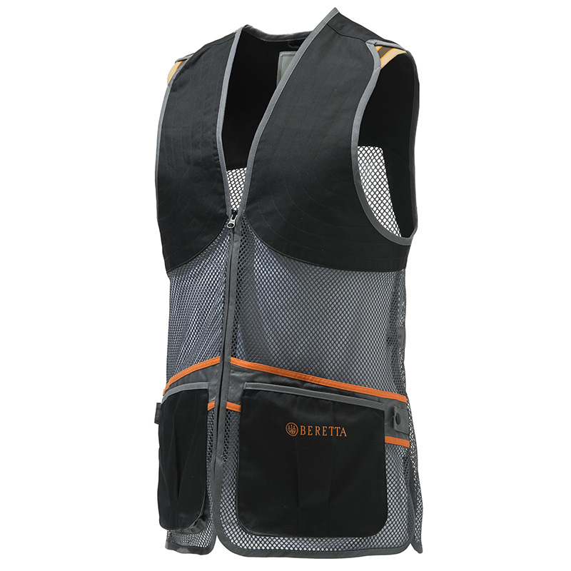 Colete de Tiro Beretta Mesh Vest Black & Gray