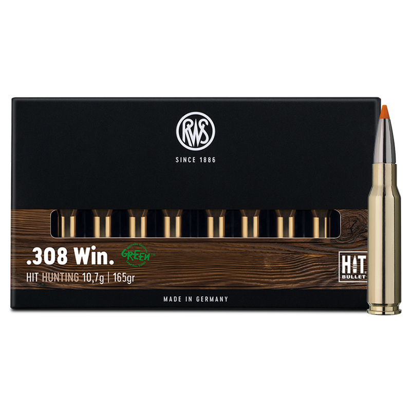Mun. RWS .308 WIN HIT 165Gr