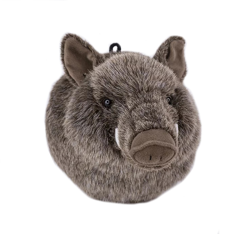 Peluche Trofeu Cabeça Javali 23cm
