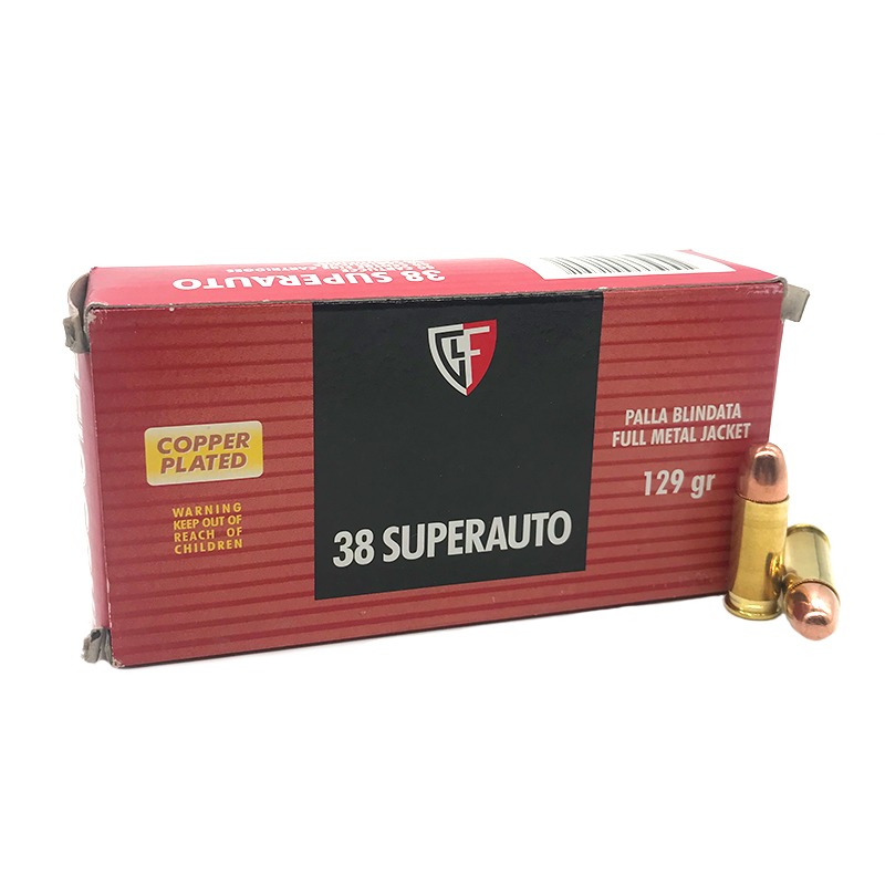 Mun. Fiocchi .38 Superautol FMJ 129gr cx50