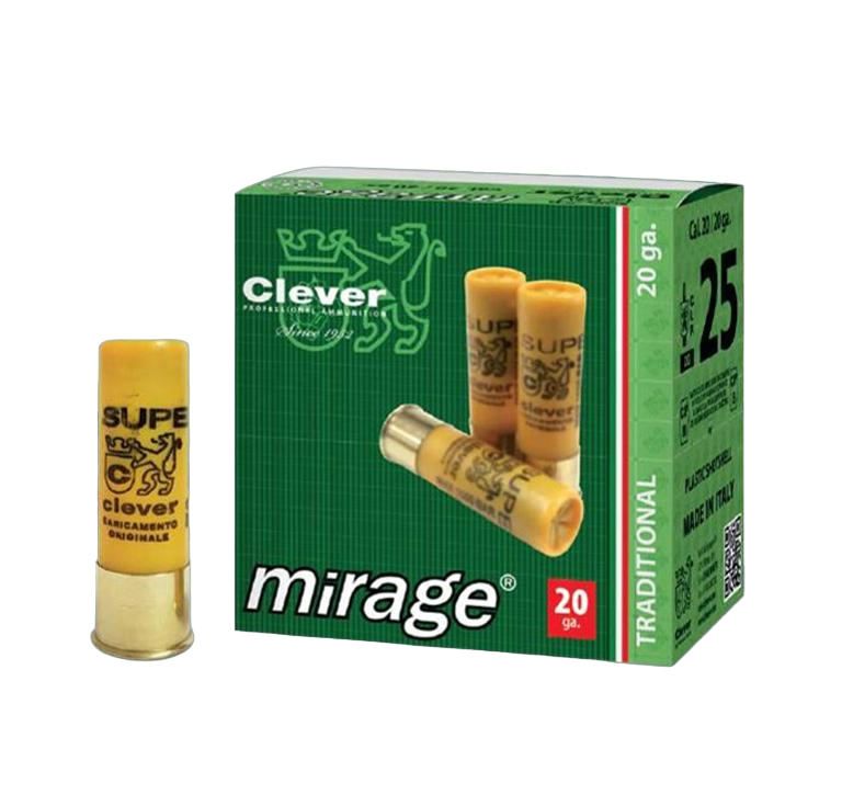 Cx 25 Cartuchos Mirage Fibre Cal20