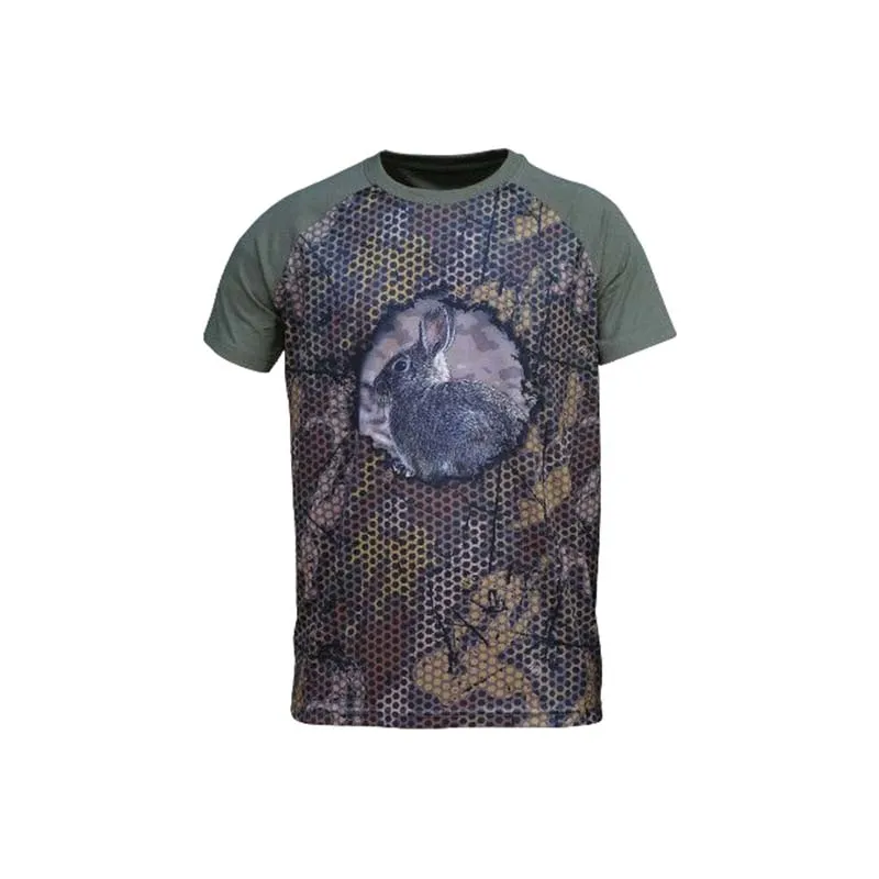 T-shirt Forest-Print 3D Coelho