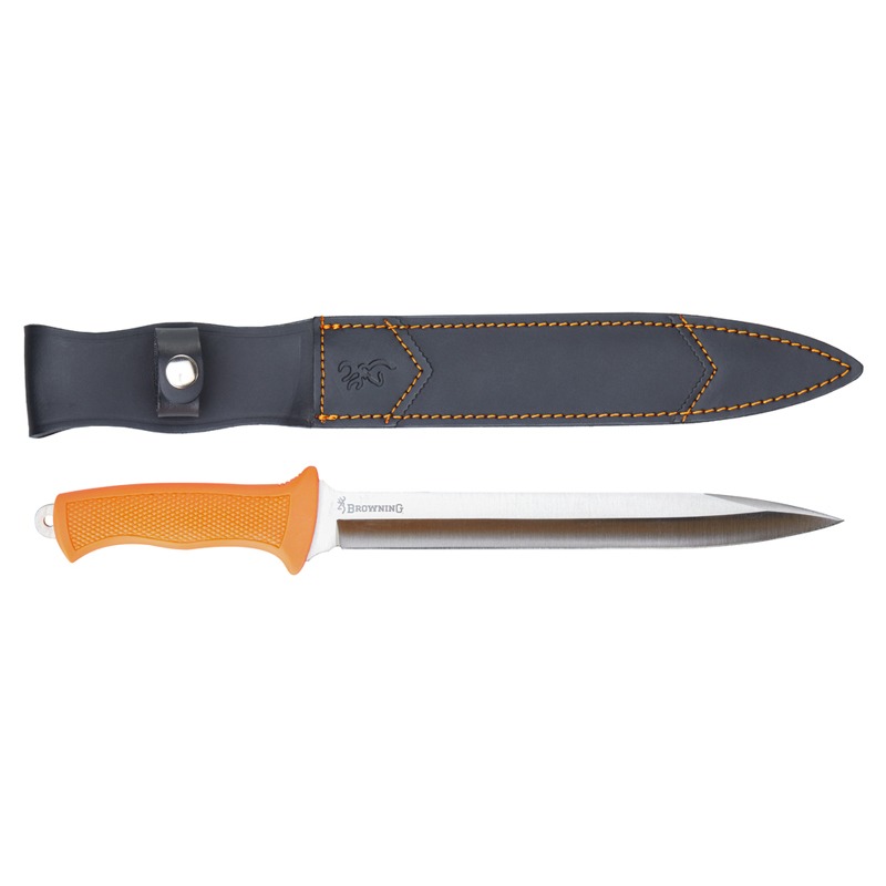 Faca Browning Dagger Omega Fluo Laranja 24cm
