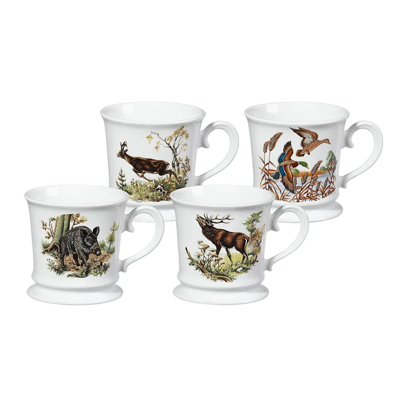 Conjunto 4 Canecas Motivos de Caça