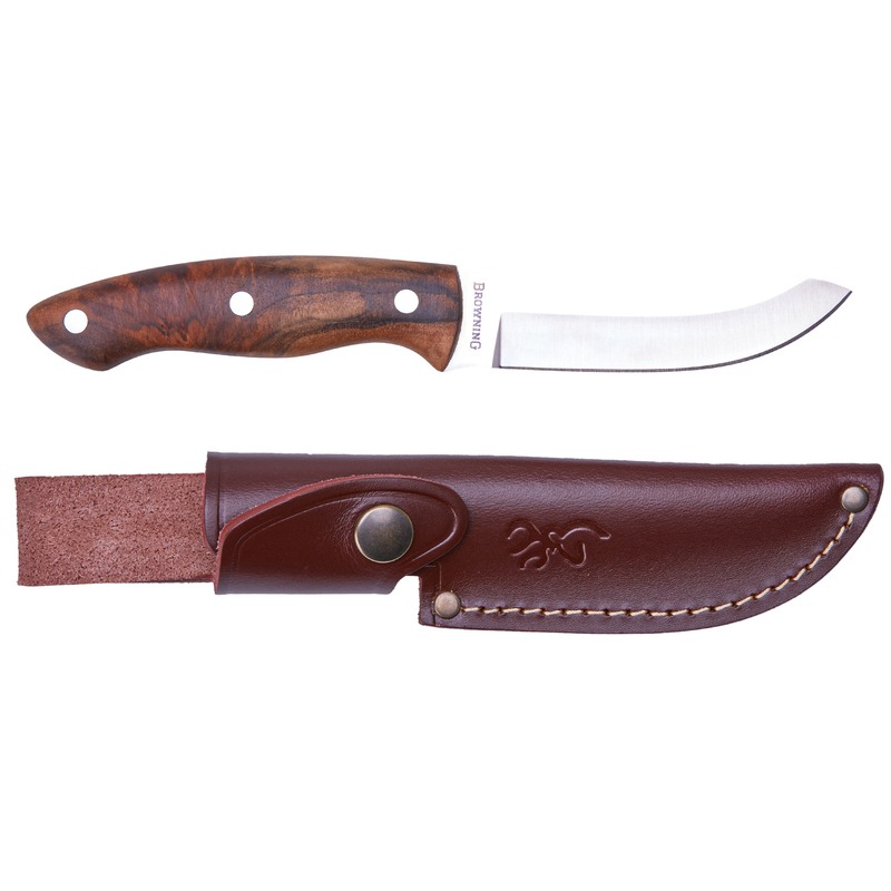 Faca Browning Madeira Nogueira 10cm