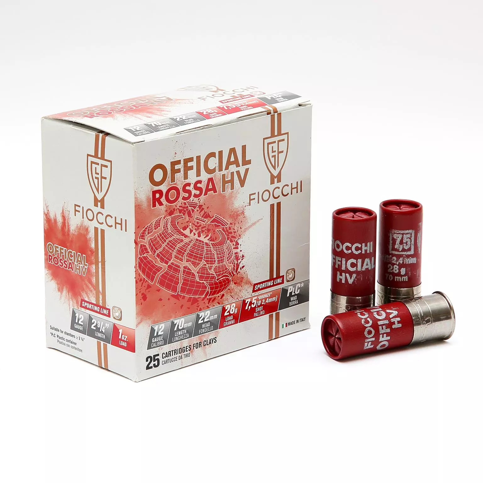 Cx 25 Fiocchi Official Rossa HV 28gr