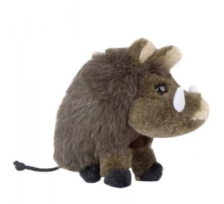 Peluche Javali sentado 18cm
