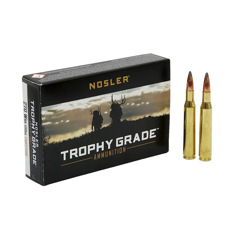 Munições Nosler TGA 270Win. 130gr PT