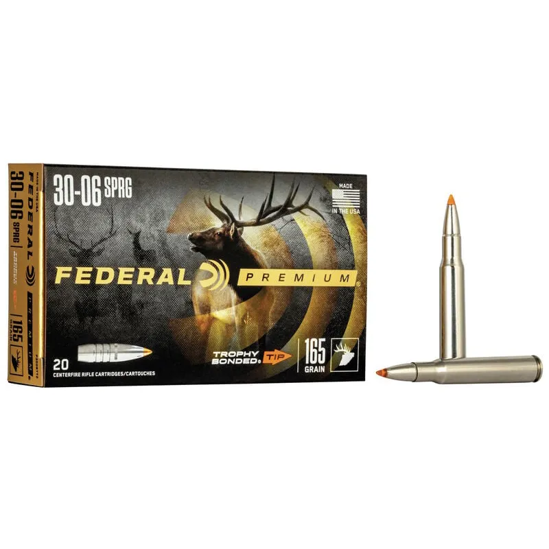 Munições Federal Cal.30.06SPRG 165gr Trophy Bonded