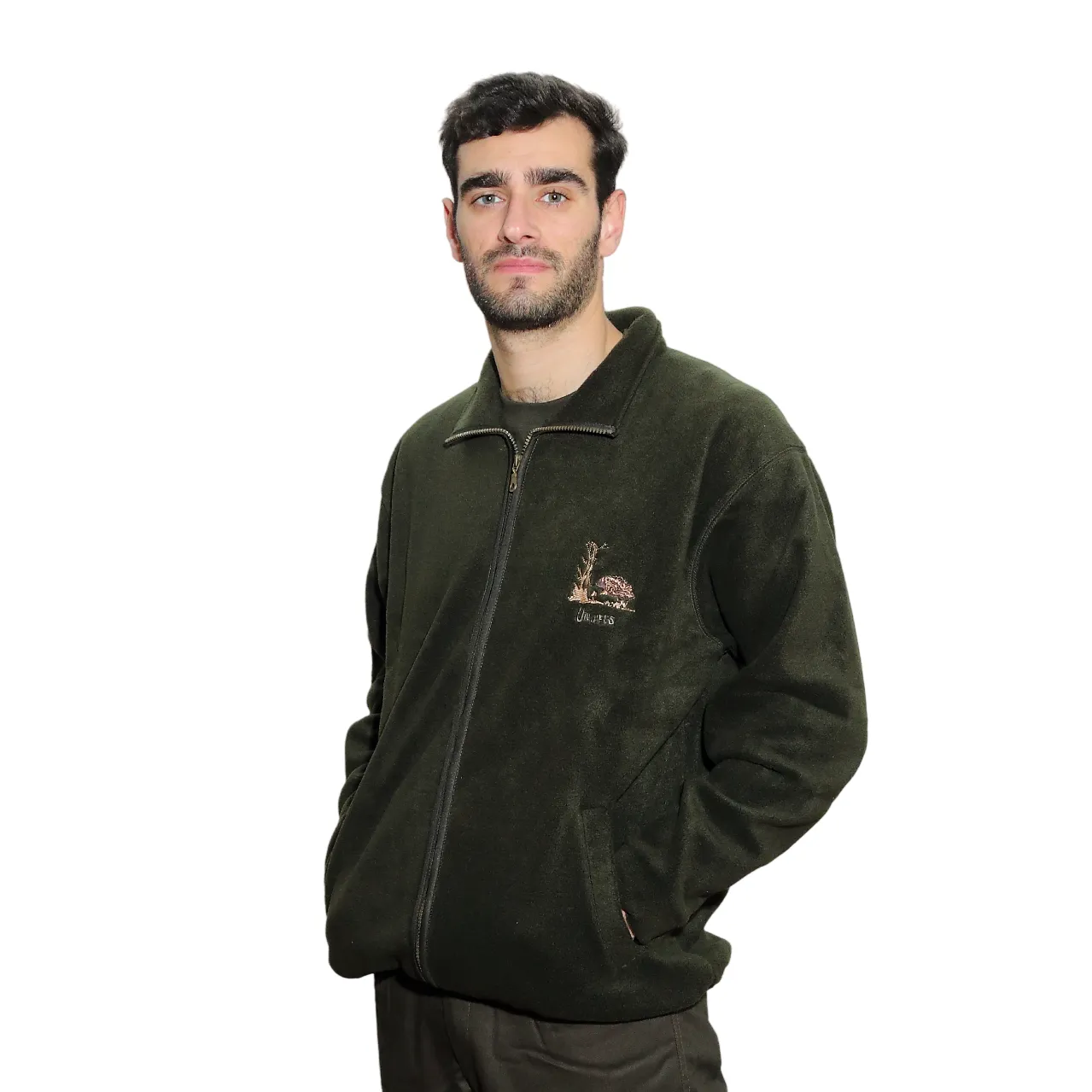 Cardigan polar c/ Bordado