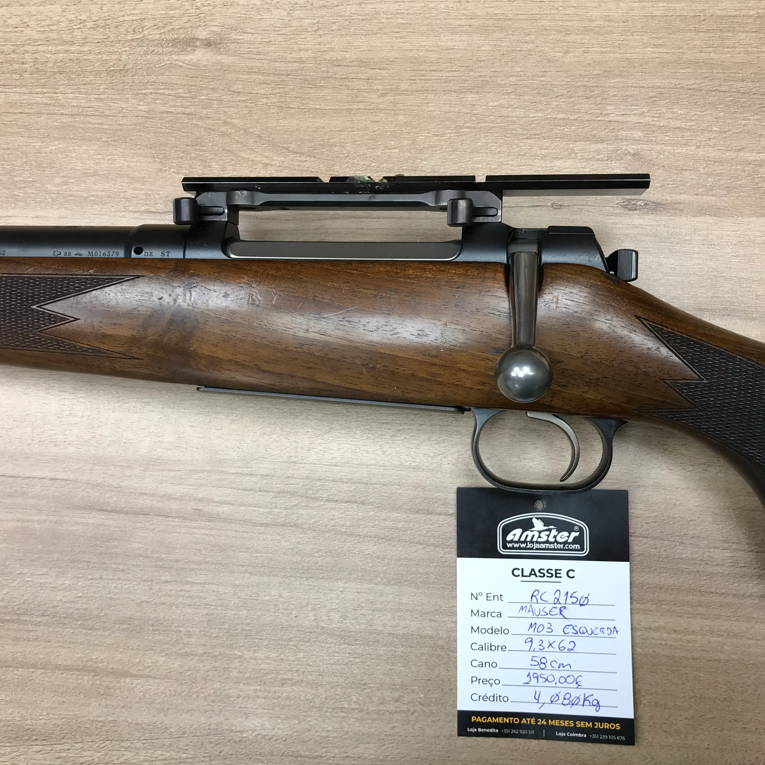 Mauser M03 Esq. 9,3X62