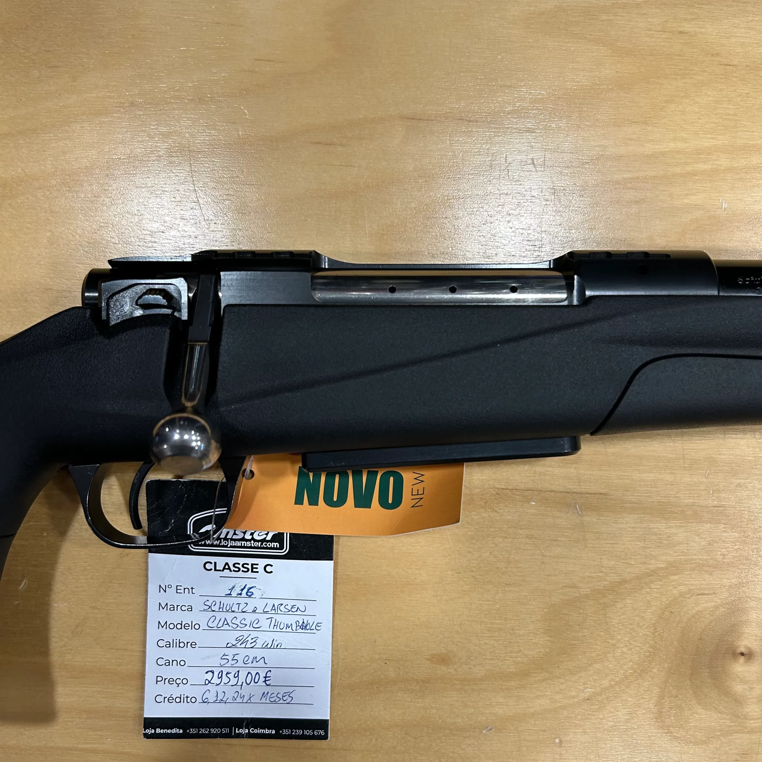 Schultz & Larsen Classic Thumbhole 243Win