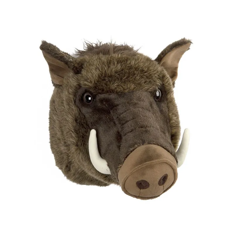 Peluche Troféu Cabeça Javali 45cm