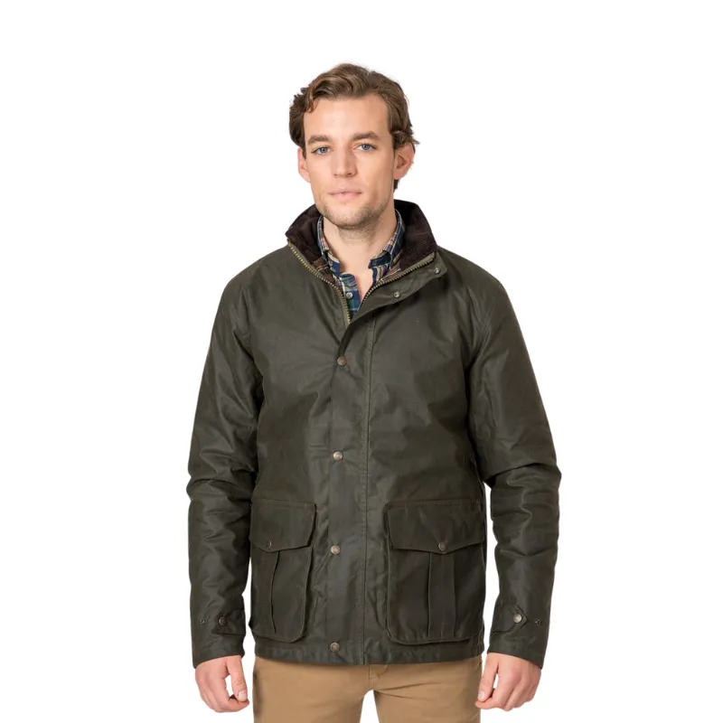 Casaco Bristish Cotton Encerado Padded
