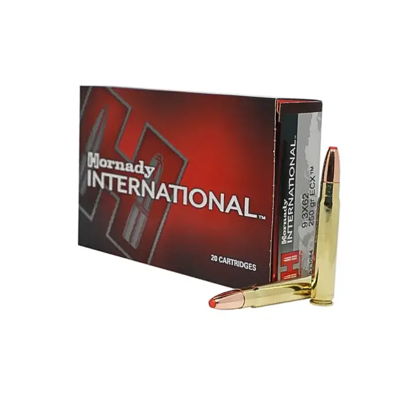 Balas Hornady 9.3x62 250gr INTL ECX