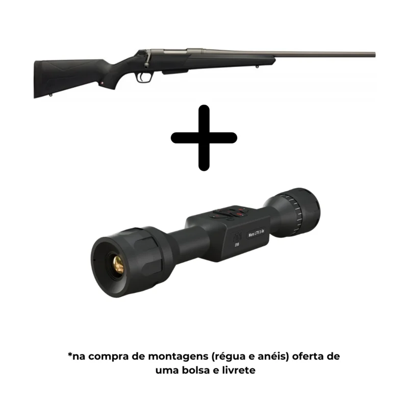 Conjunto Winchester XPR NS SM Threaded 308 Win + ATN Mars LTV 3-9X 256×192 25MM